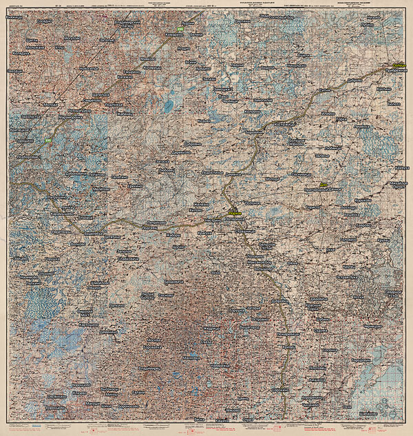 Территория охвата карты