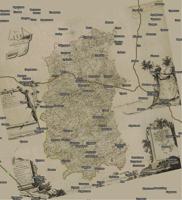 Территория охвата карты