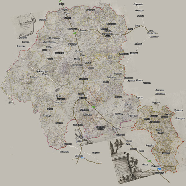 Территория охвата карты