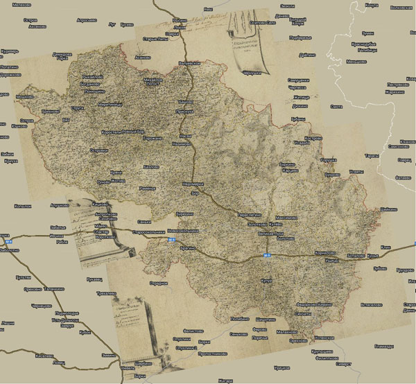 Территория охвата карты