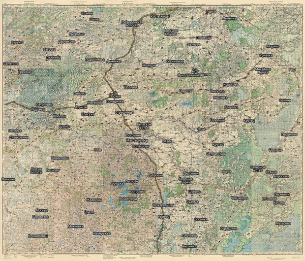 Территория охвата карты