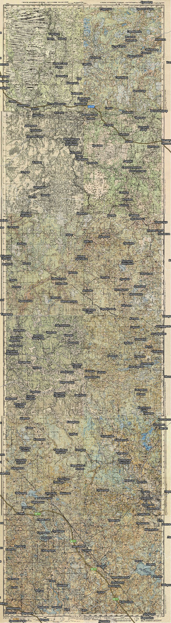 Территория охвата карты