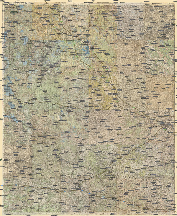 Территория охвата карты