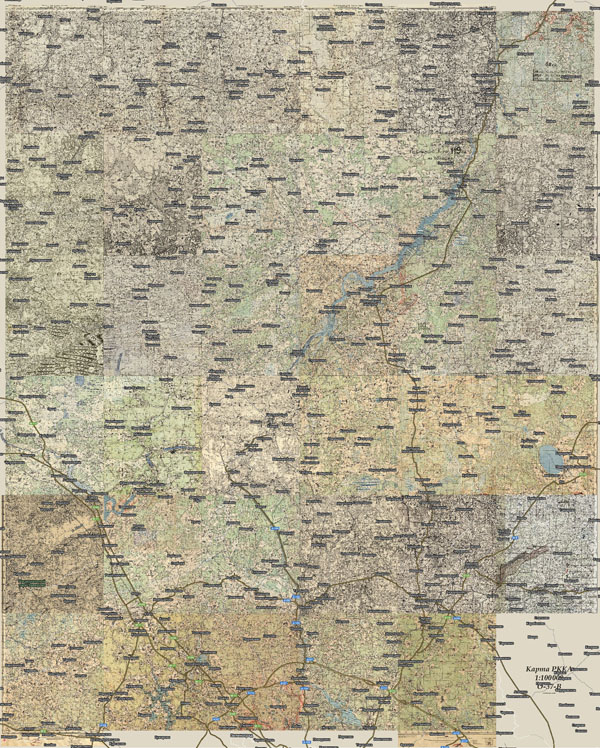 Территория охвата карты