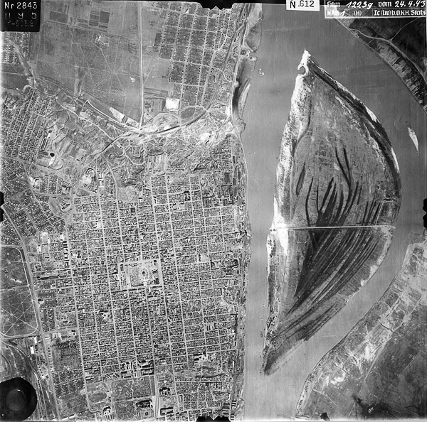 Немецкая аэрофотосъемка Нахичевани 24 апреля 1943 года