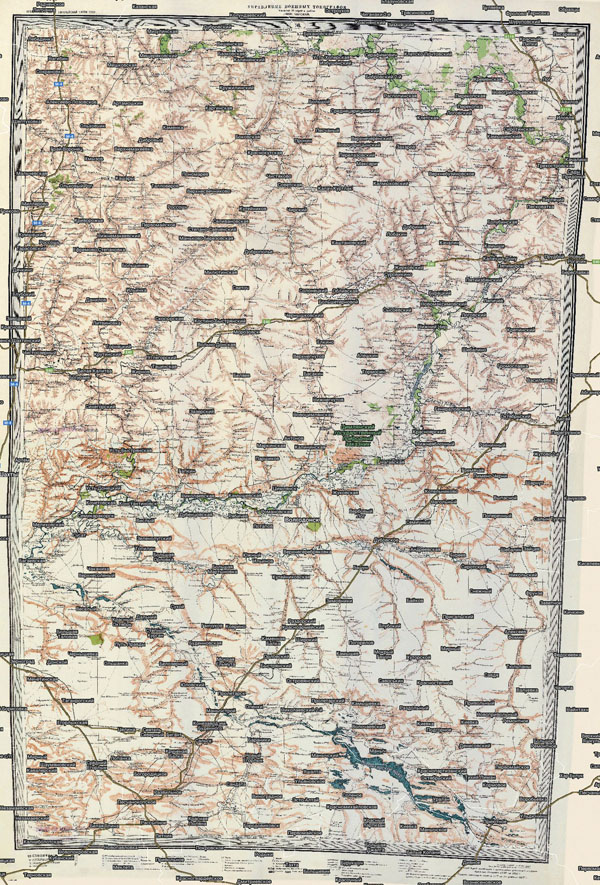 Территория охвата карты