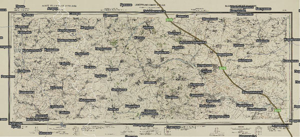 Территория охвата карты