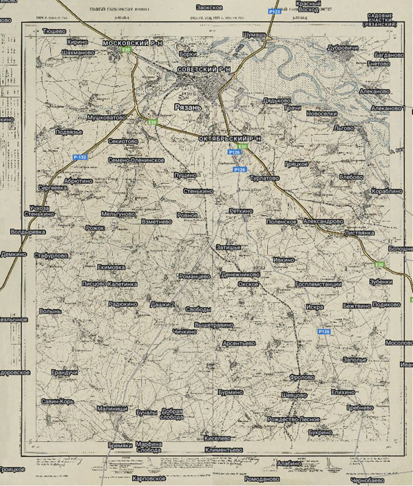 Территория охвата карты