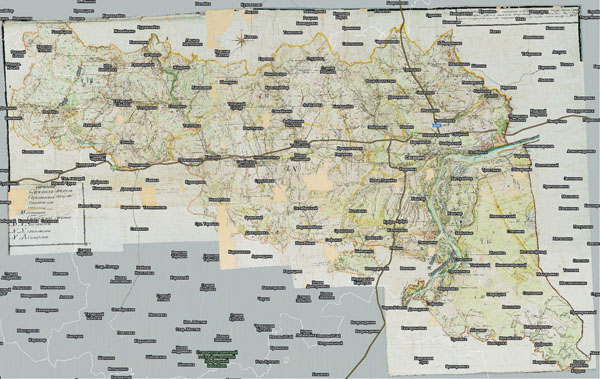 Территория охвата карты
