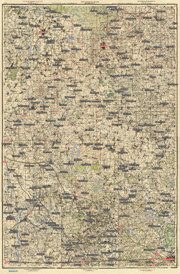 Территория охвата карты