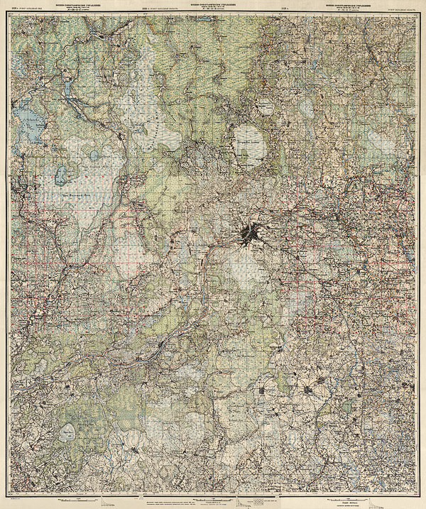 Подробная карта РККА окрестностей Велижа