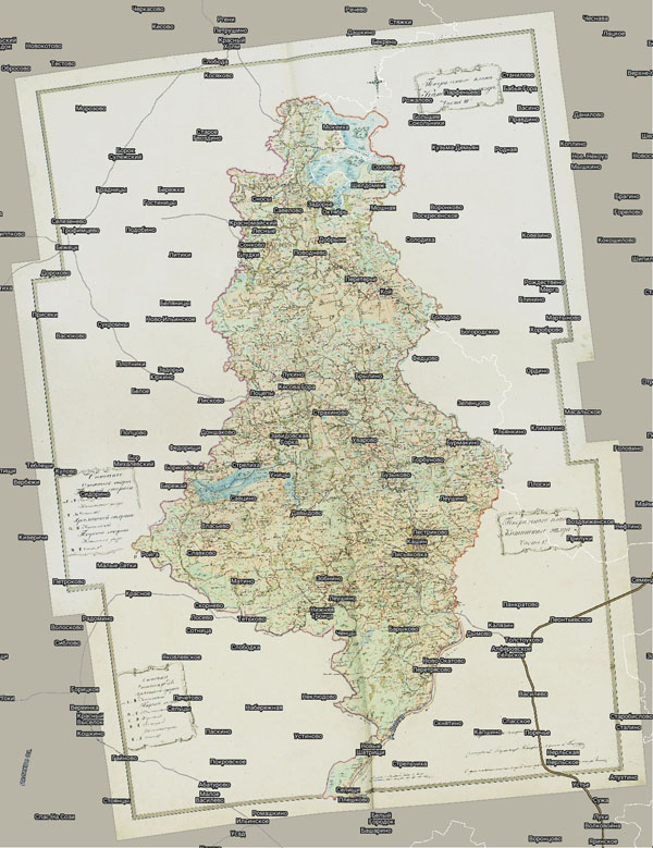 Территория охвата карты