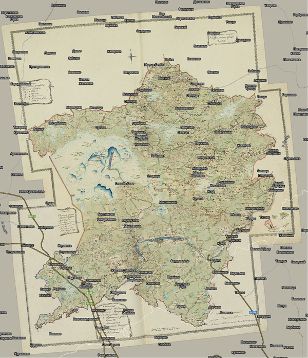 Территория охвата карты