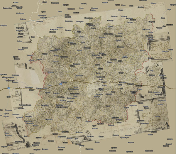 Территория охвата карты