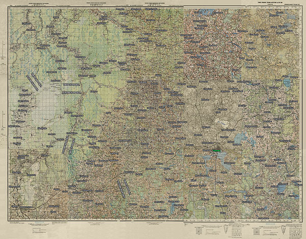 Территория охвата карты