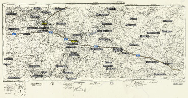 Территория охвата карты