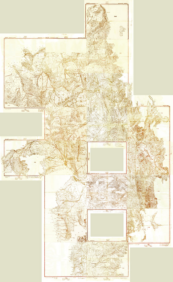 Топографическая карта 250 м. юга Башкирии 1929 года. Часть 1: Мраково.
