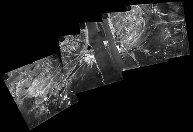 Немецкая аэрофотосъемка Ульяновска 1942 года