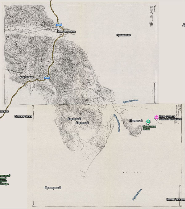 Территория охвата карты