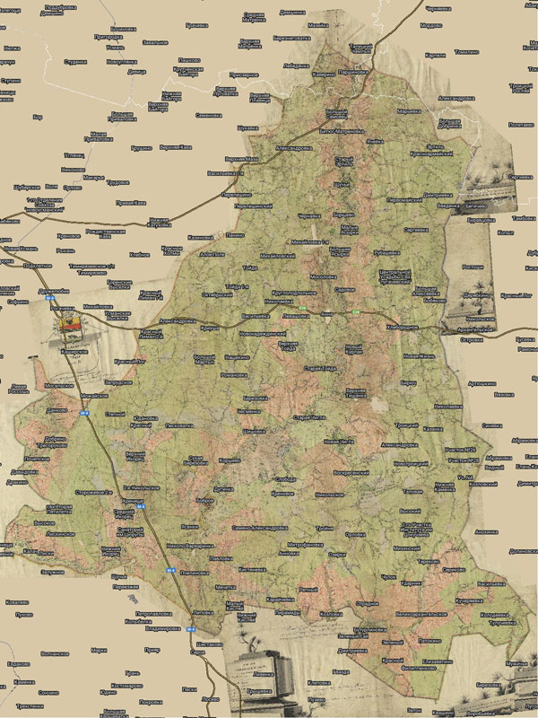 Территория охвата карты