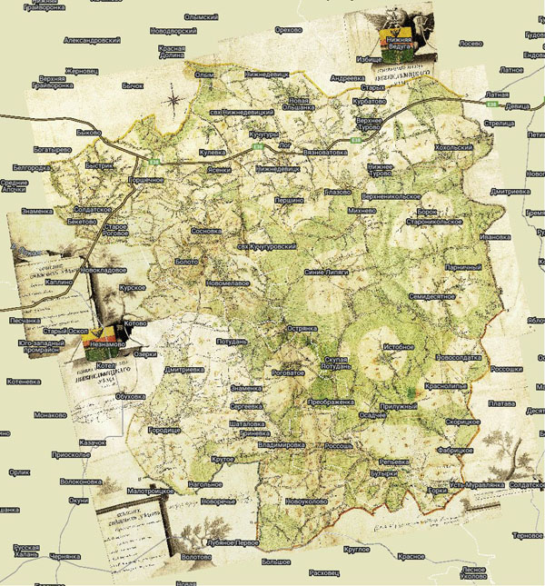 Территория охвата карты