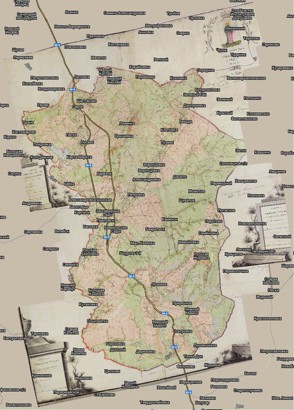 Территория охвата карты