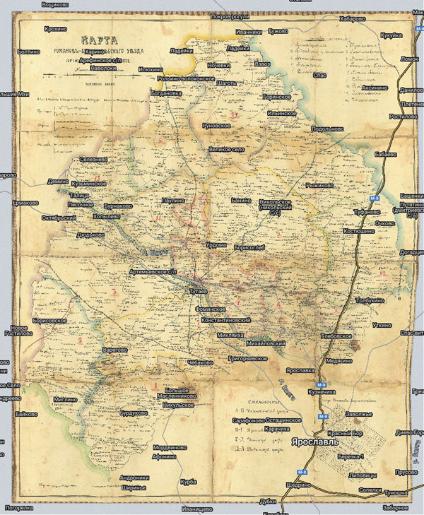 Территория охвата карты