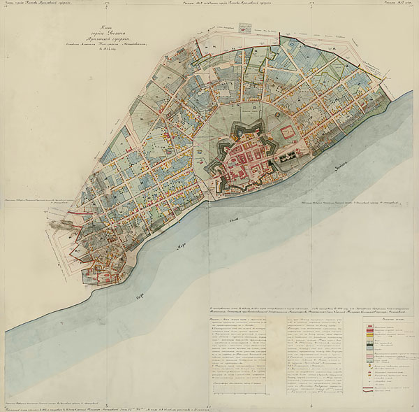 План города Ростова Великого 1852 года