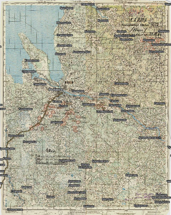 Территория охвата карты